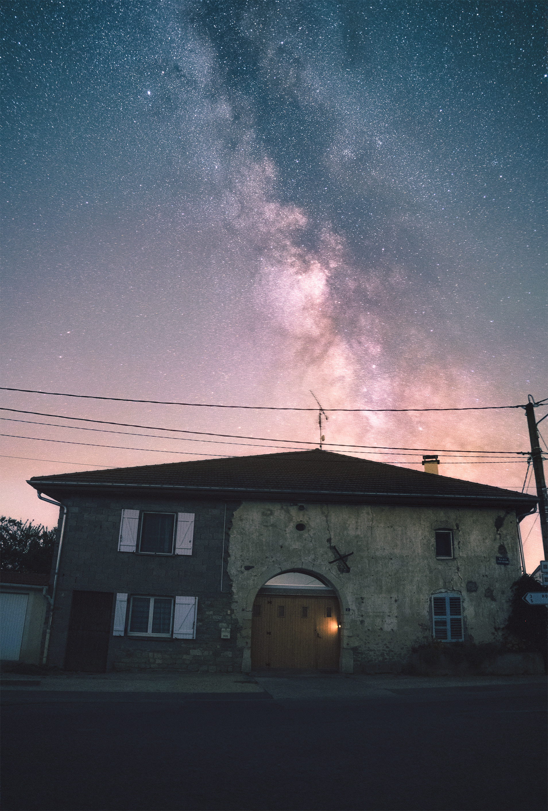 Milky Way over the House