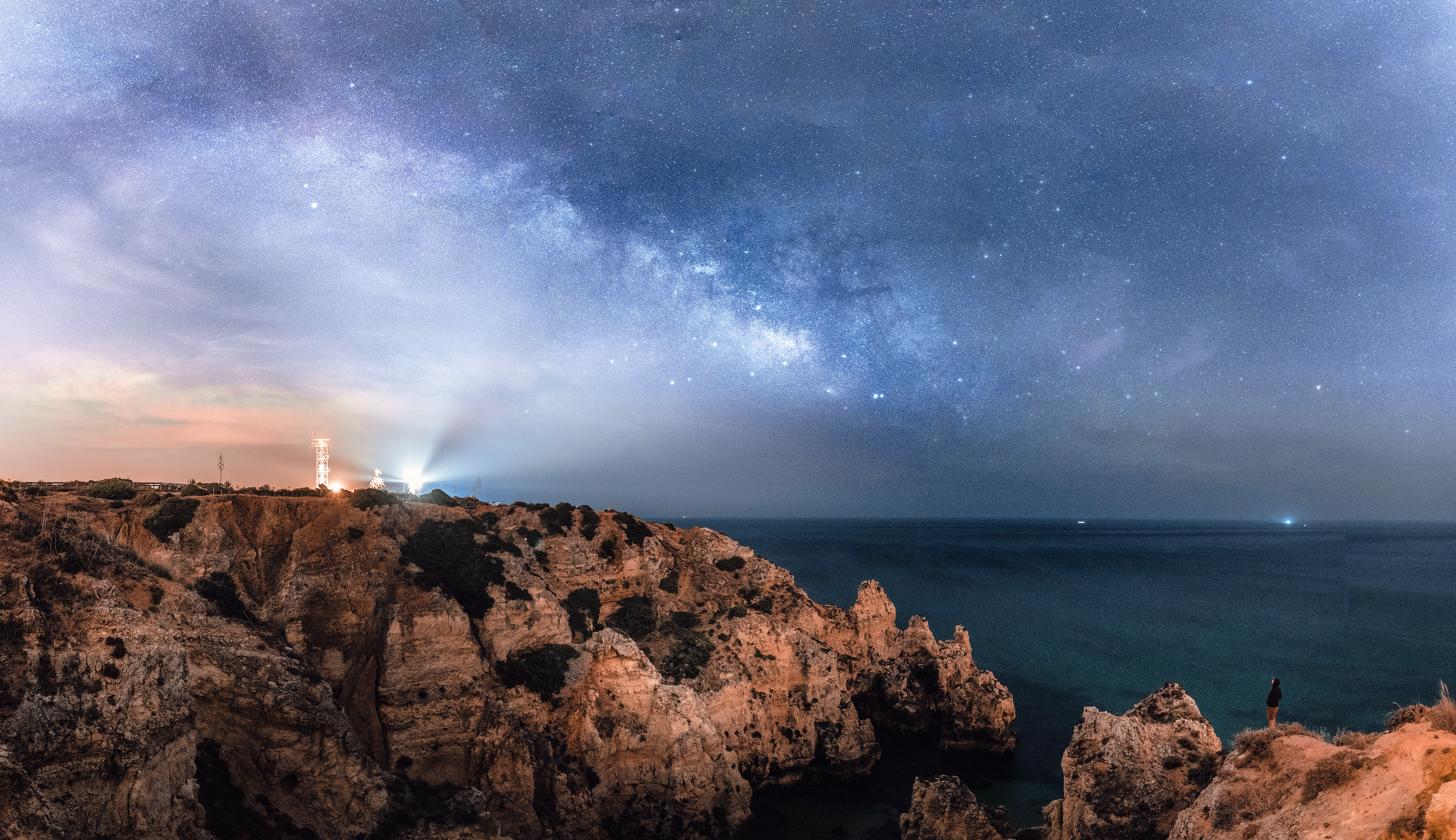 Coastline Milky Way