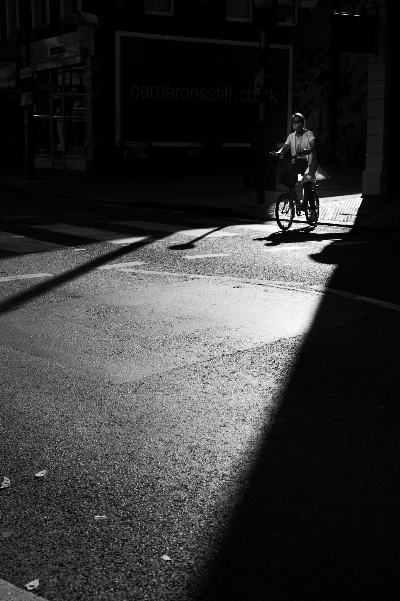Cyclist in Light