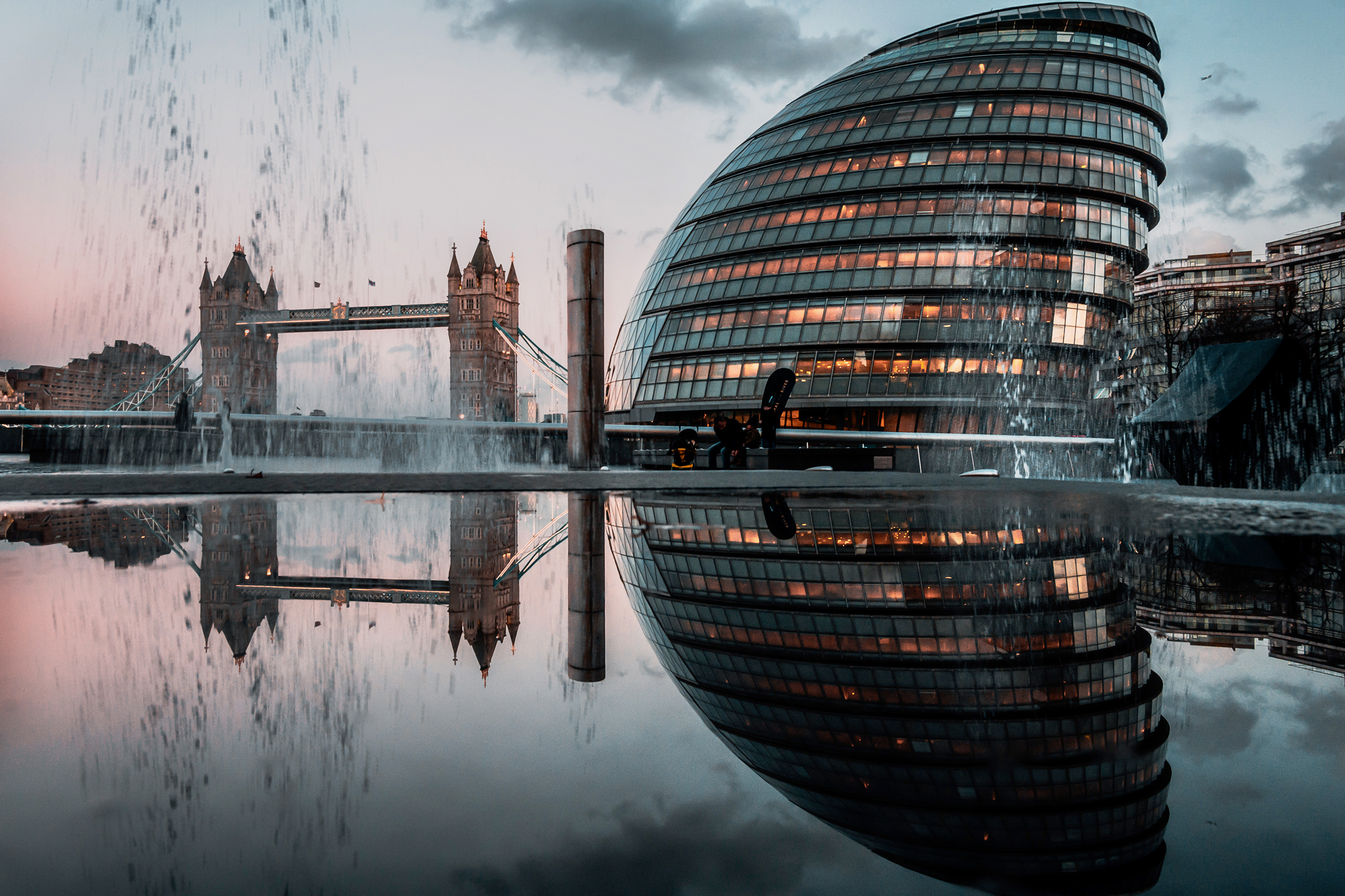 City Hall Reflection